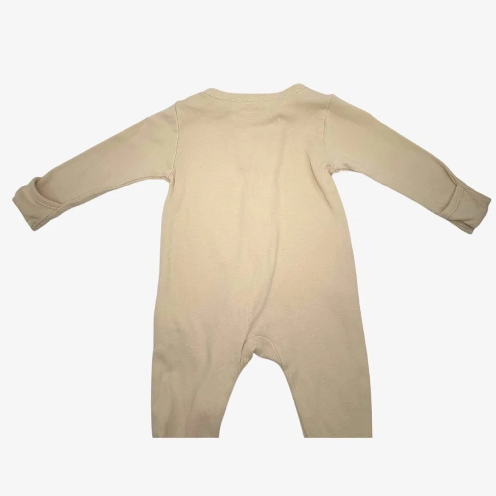 Old Navy Unisex Tan  Sleep & Play 2-Way-Zip Footed One-Piece